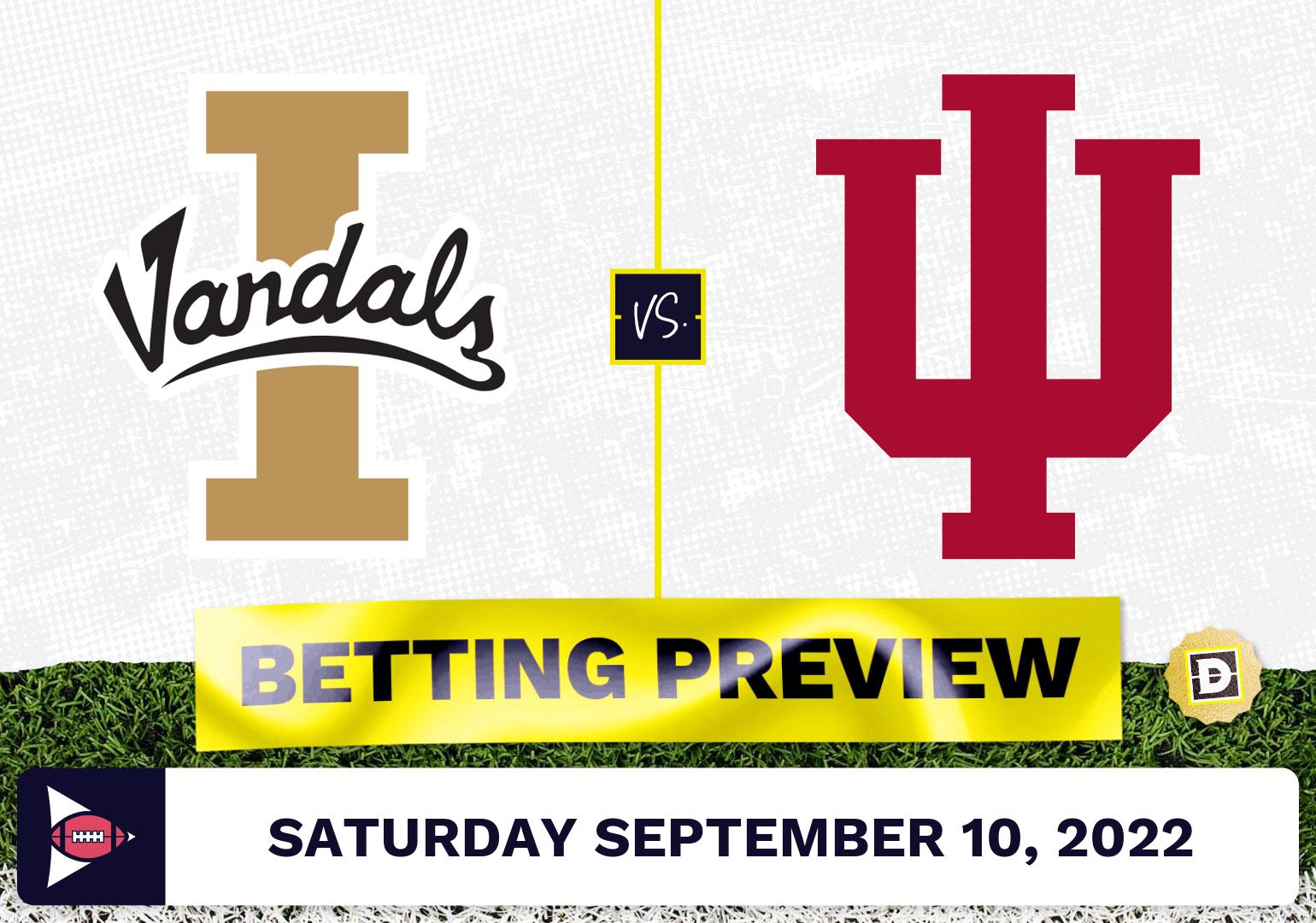 Idaho vs. Indiana CFB Prediction and Odds - Sep 10, 2022