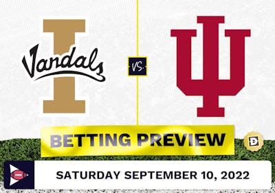 Idaho vs. Indiana CFB Prediction and Odds - Sep 10, 2022
