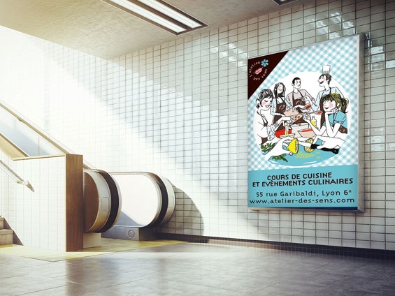 Affiche métro