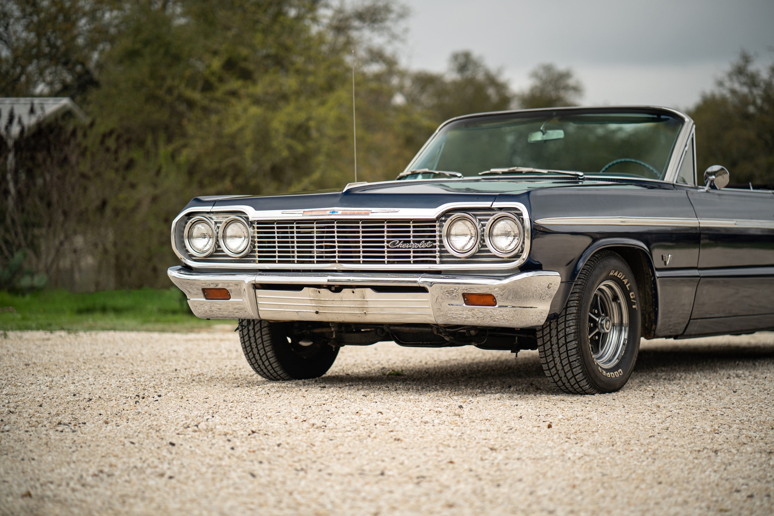 Blue Impala SS Convertible in Dripping Springs, TX