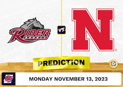 Rider vs. Nebraska Basketball Prediction - November 13, 2023