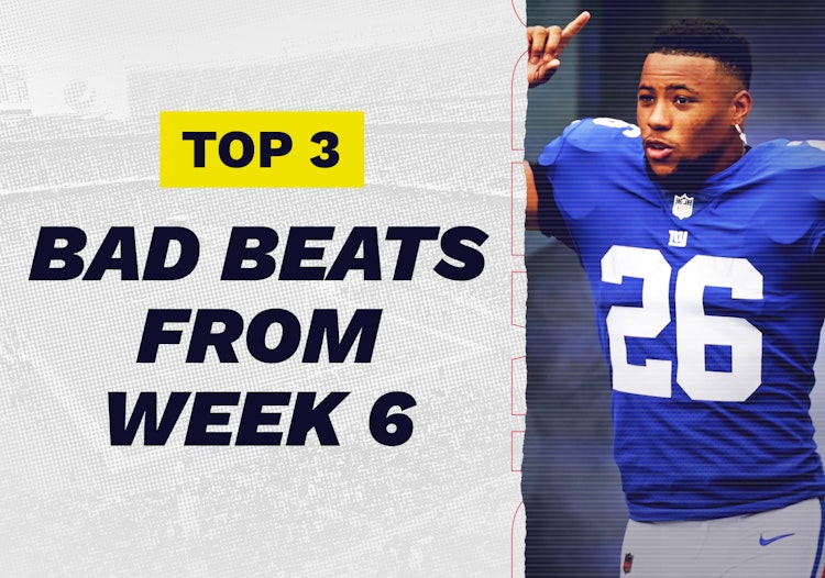 2022 NFL Season: The Top 3 Bad Beats of Week 6