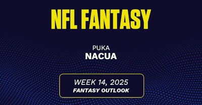 Puka Nacua projected stats Week 14: Fantasy points, receiving yards vs. Cardinals [2025]