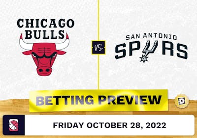 Bulls vs. Spurs Prediction and Odds - Oct 28, 2022