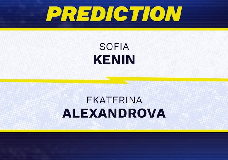 Sofia Kenin vs Ekaterina Alexandrova Tennis Prediction.
