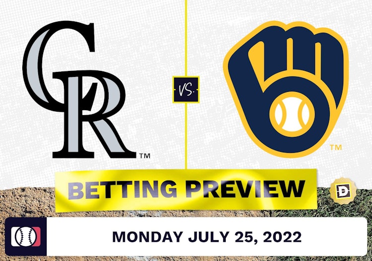 Rockies vs. Brewers Prediction and Odds - Jul 25, 2022