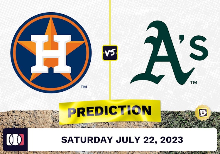 Astros vs. Athletics Prediction for MLB Saturday [7/22/2023]