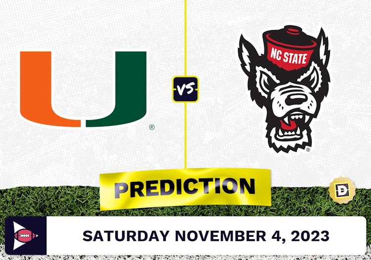 Miami Florida vs. North Carolina State CFB Prediction and Odds - November 4, 2023