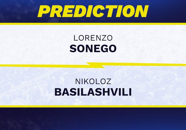 Lorenzo Sonego vs Nikoloz Basilashvili Tennis Prediction.