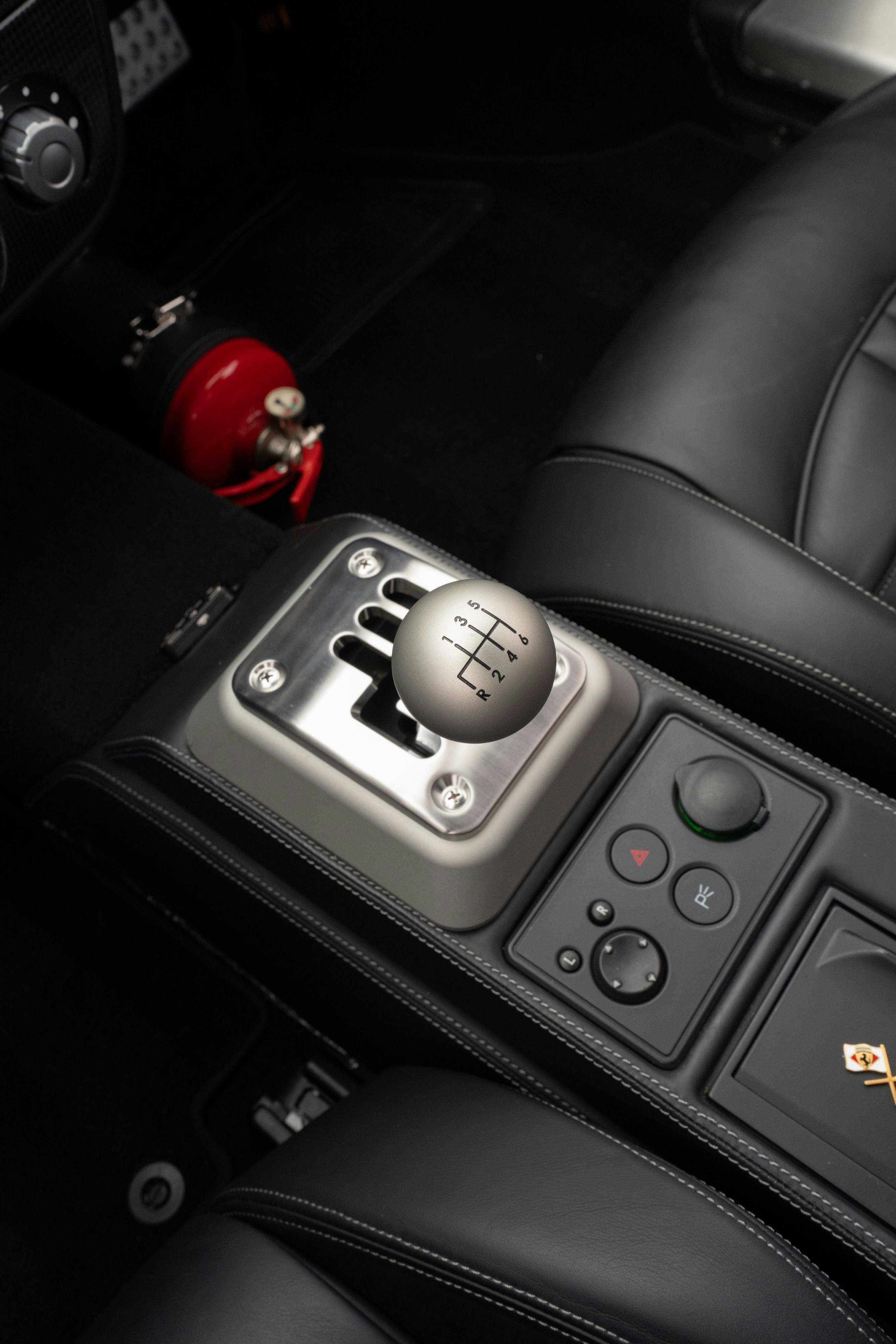 2008 Ferrari F430 gated 6-speed shifter.