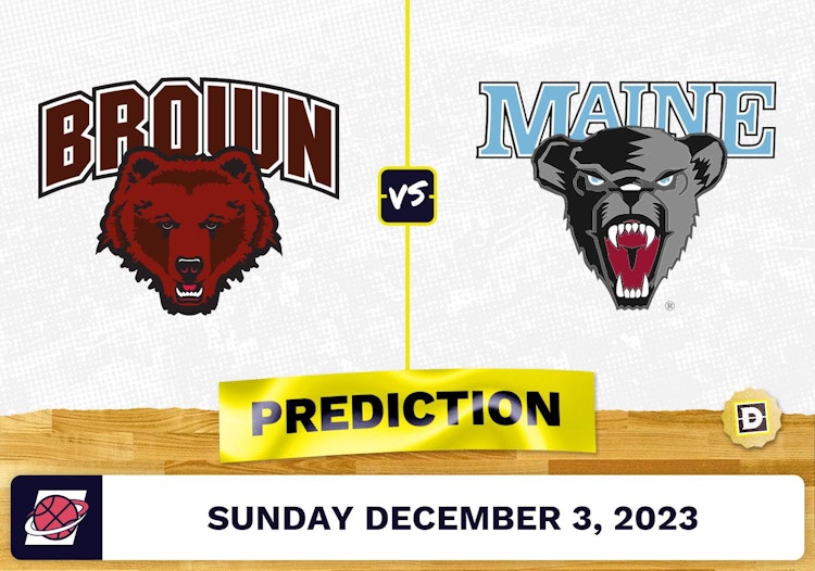 Brown vs. Maine Basketball Prediction - December 3, 2023