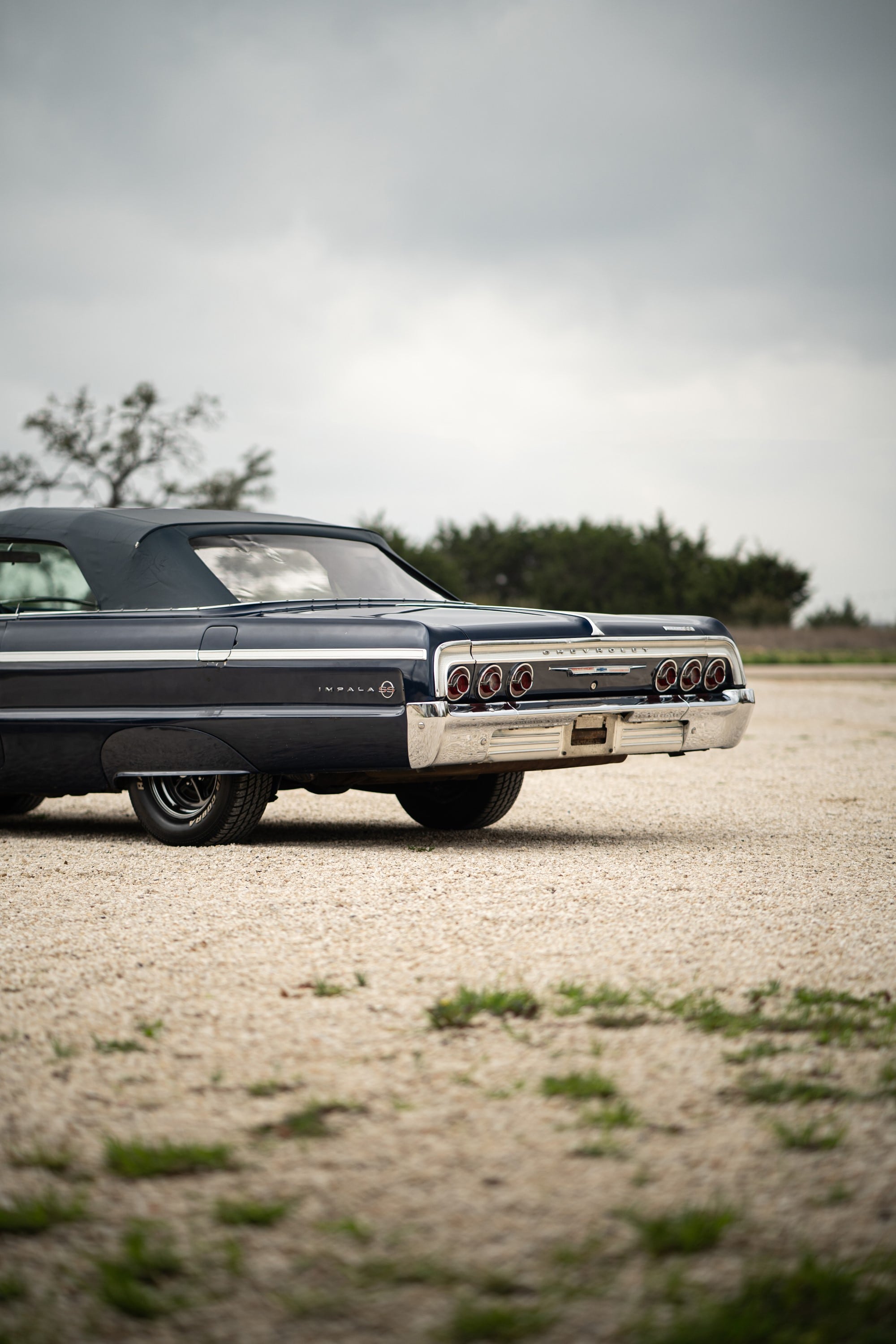 Blue Impala SS Convertible in Dripping Springs, TX