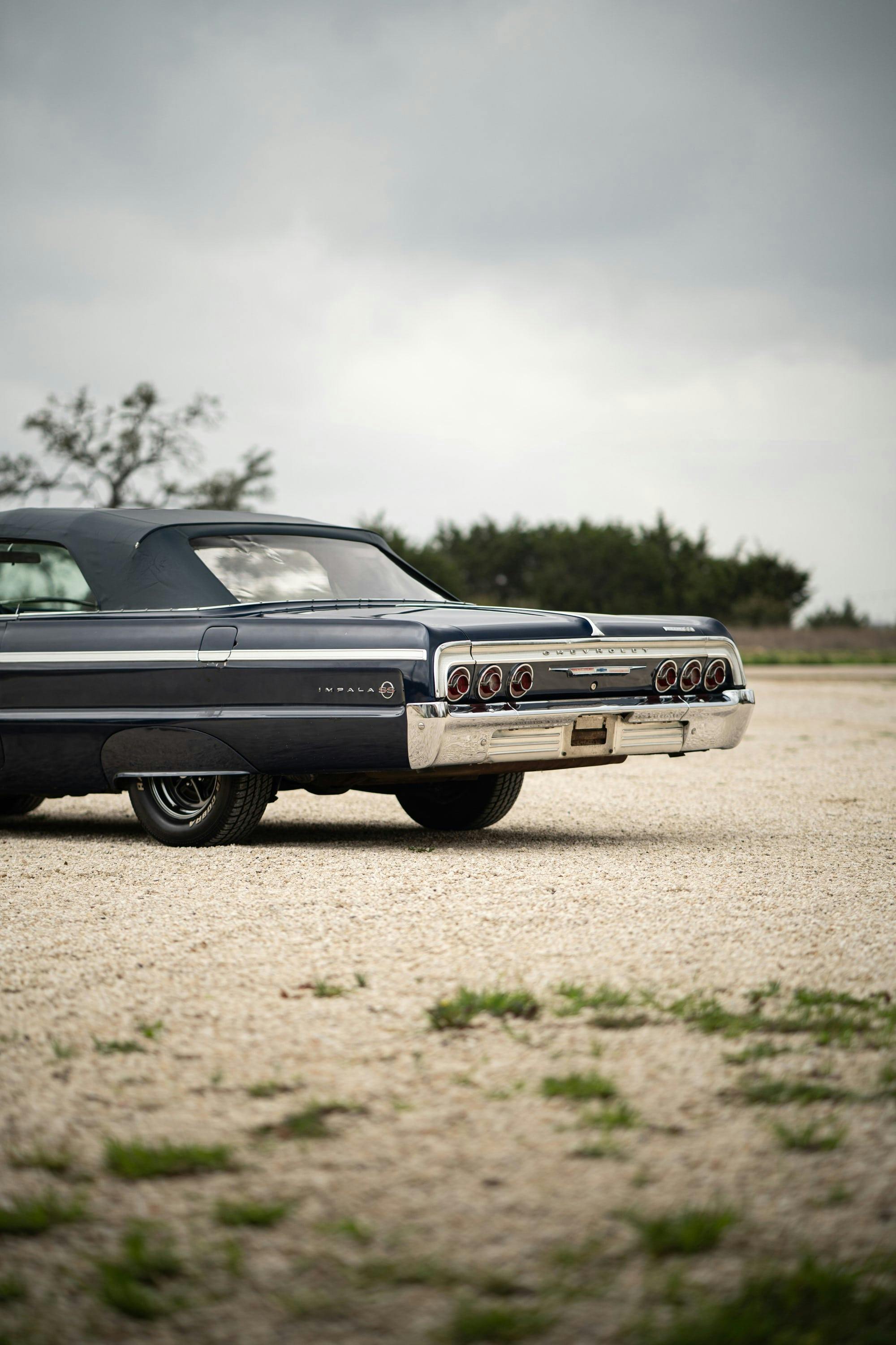 Blue Impala SS Convertible in Dripping Springs, TX