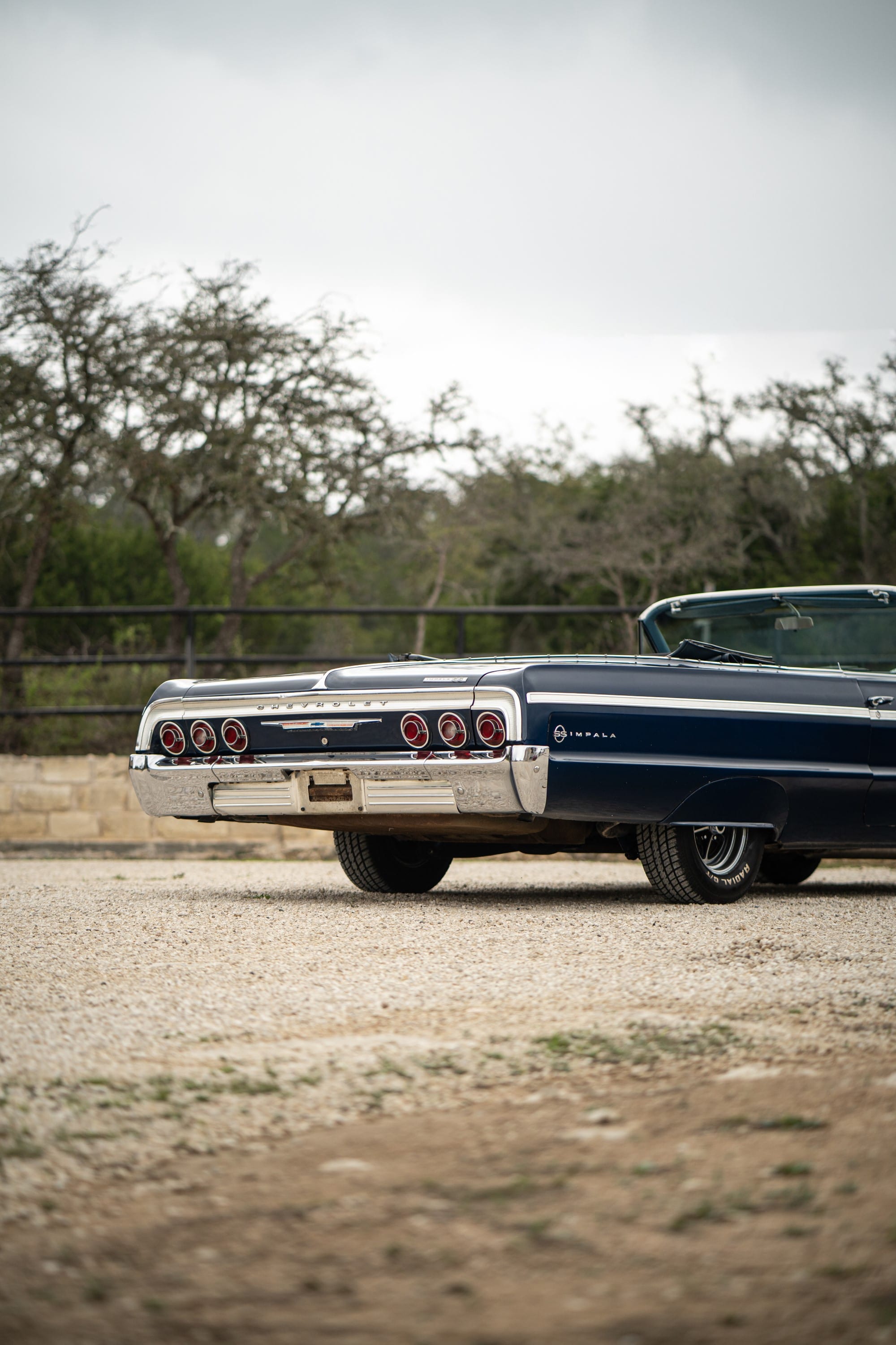 Blue Impala SS Convertible in Dripping Springs, TX