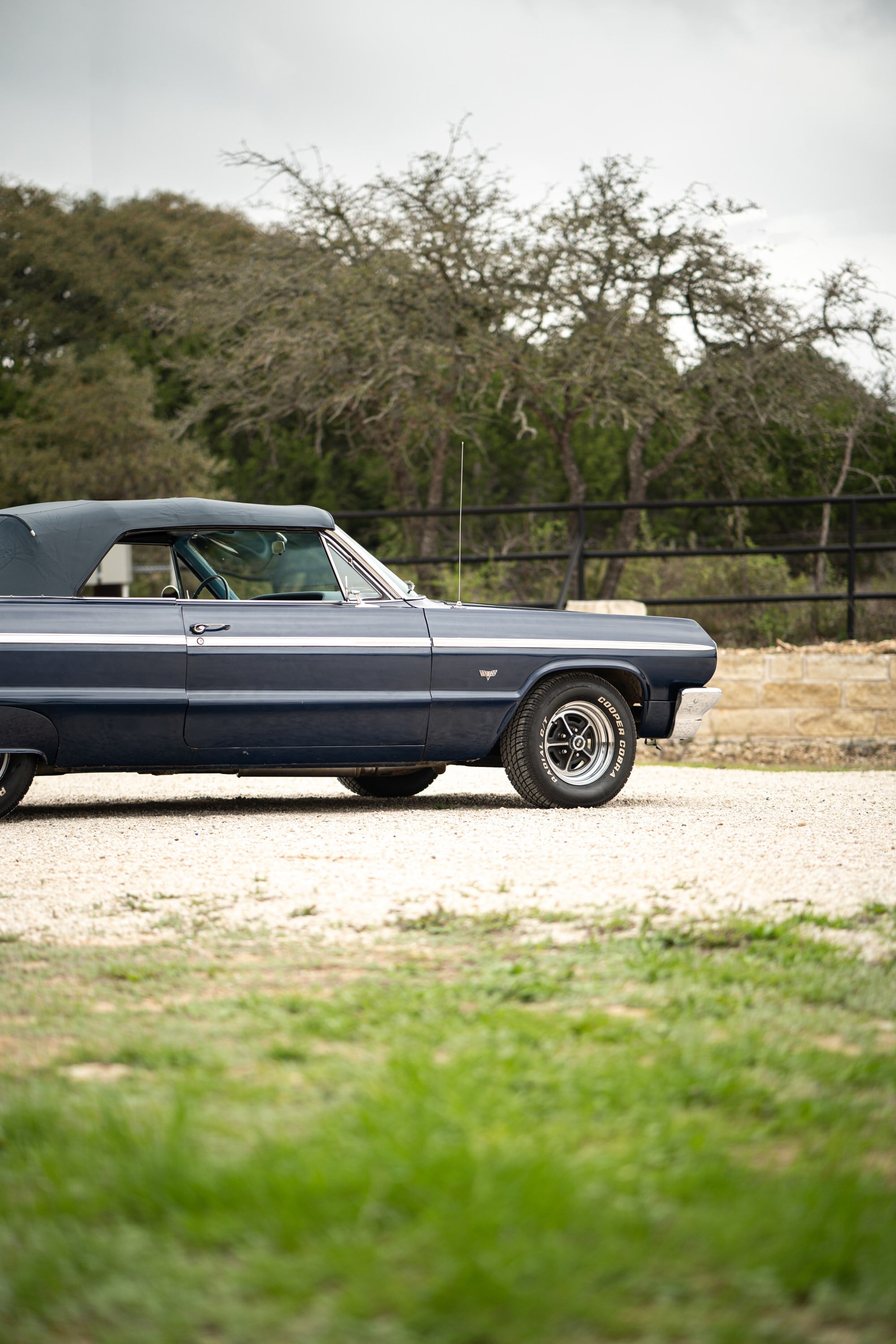 Blue Impala SS Convertible in Dripping Springs, TX