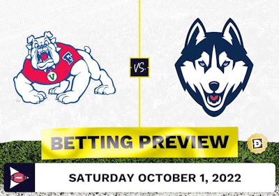 Fresno State vs. Connecticut CFB Prediction and Odds - Oct 1, 2022