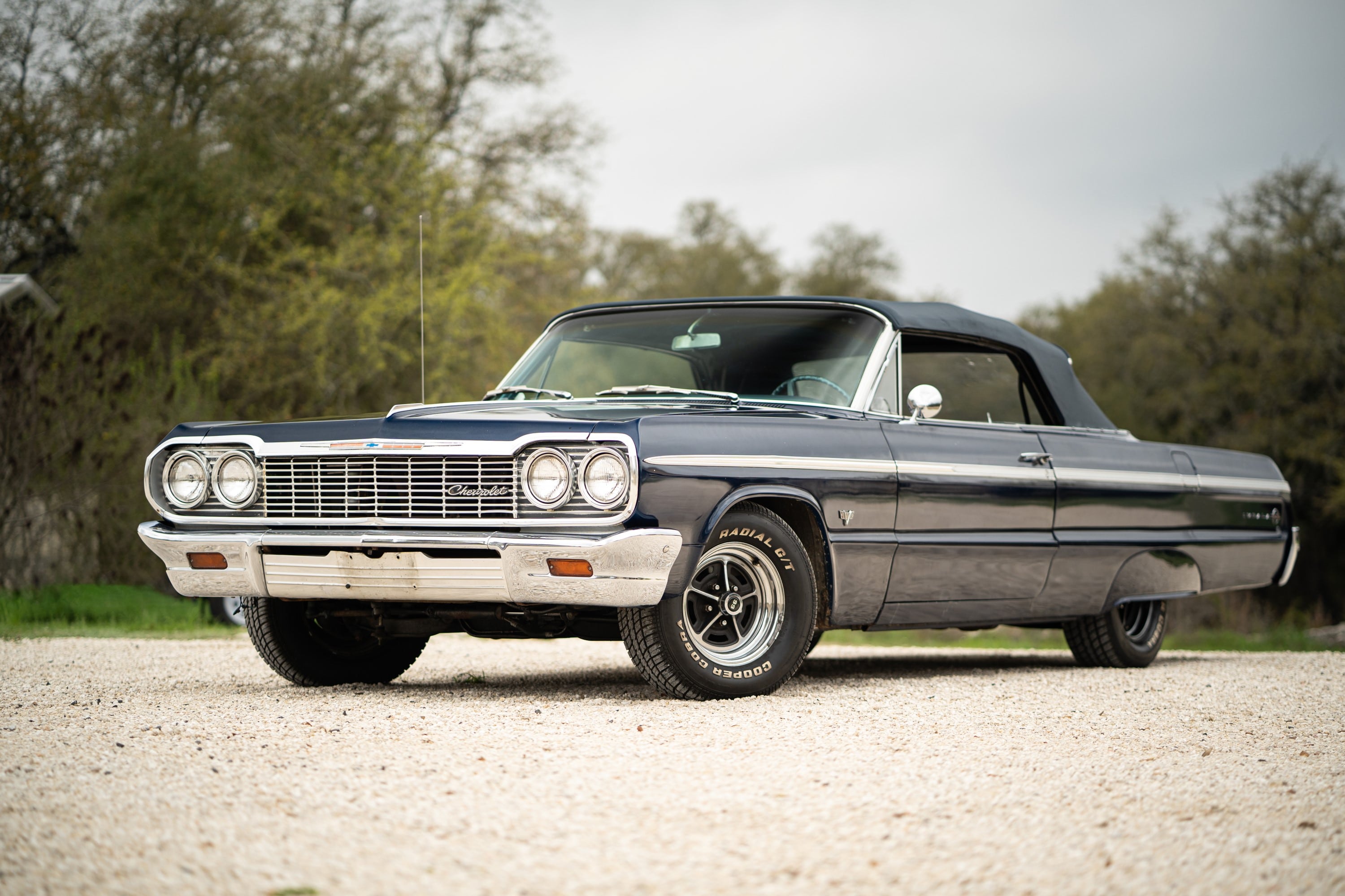 Blue Impala SS Convertible in Dripping Springs, TX