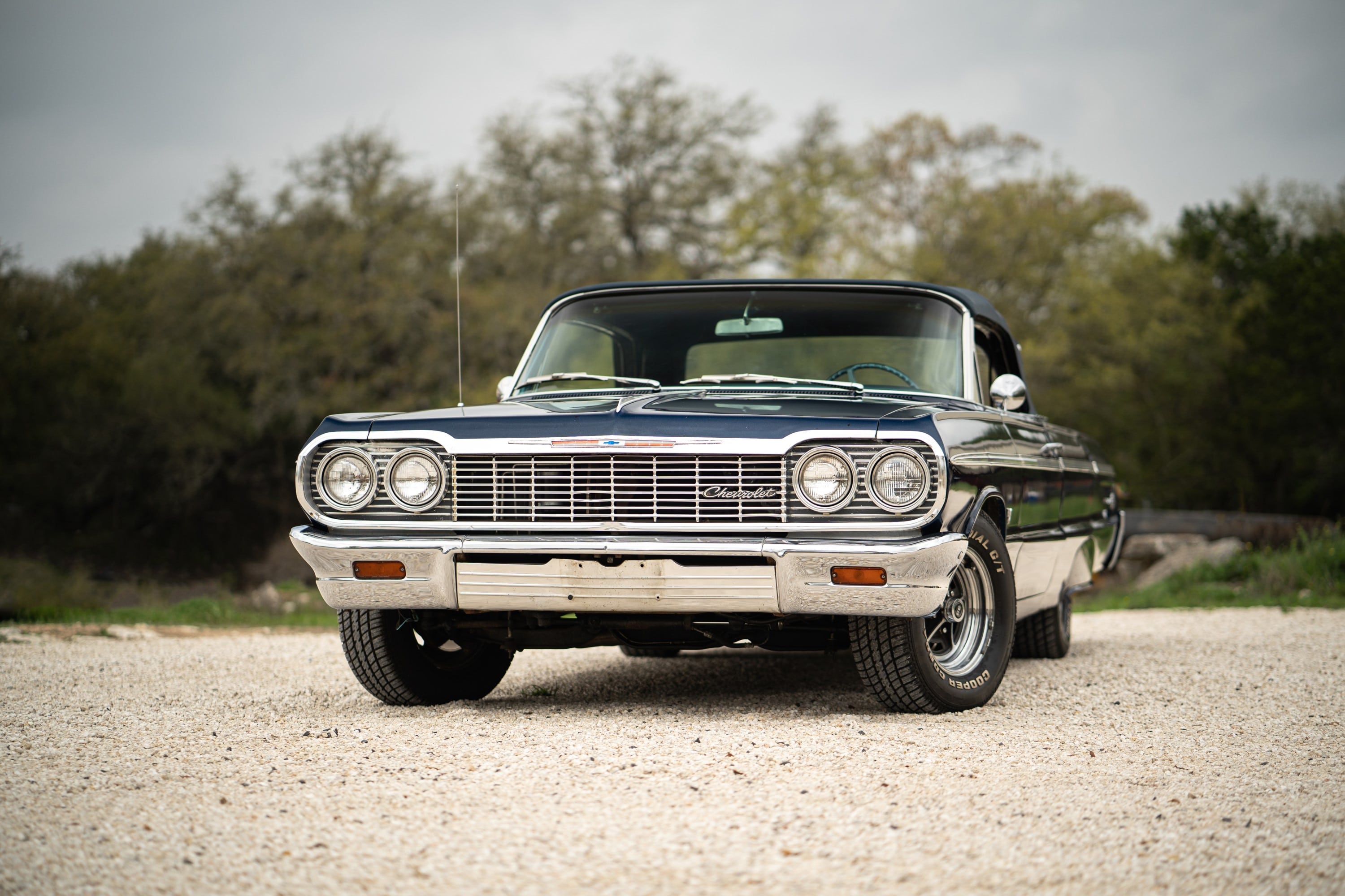 Blue Impala SS Convertible in Dripping Springs, TX