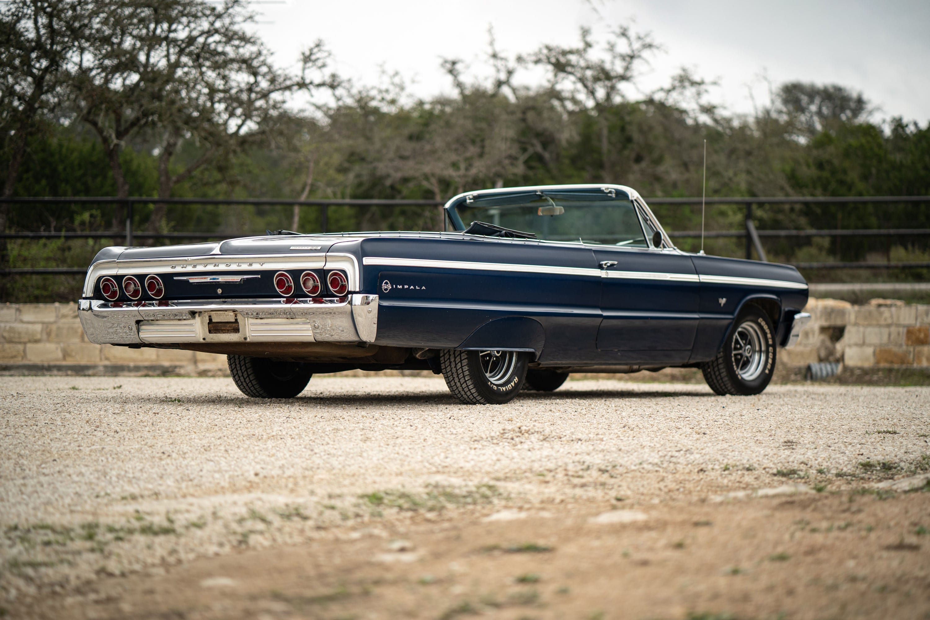 Blue Impala SS Convertible in Dripping Springs, TX