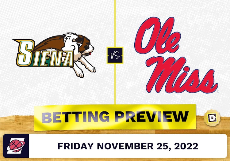 Siena vs. Ole Miss CBB Prediction and Odds - Nov 25, 2022