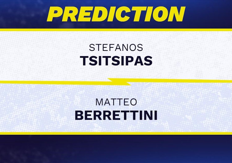 Stefanos Tsitsipas vs Matteo Berrettini Tennis Prediction.