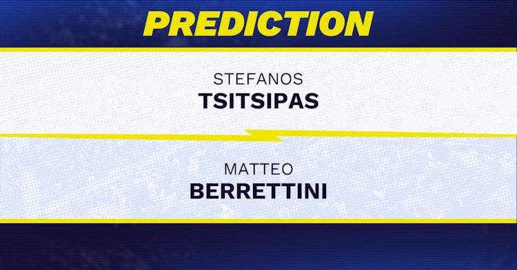 Stefanos Tsitsipas vs Matteo Berrettini Tennis Prediction.