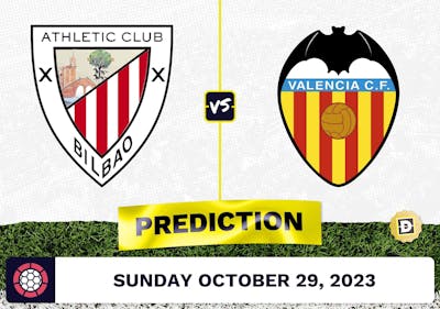Athletic Bilbao vs. Valencia Prediction and Odds - October 29, 2023