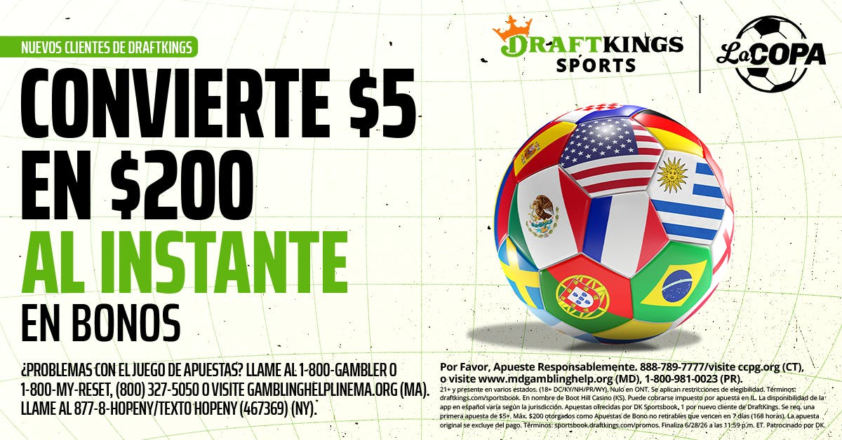 Código promocional de DraftKings: apuesta $5 y obtén $200 en Apuestas de Bono para México vs. Corea del Sur