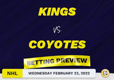 Kings vs. Coyotes Predictions and Odds - Feb 23, 2022
