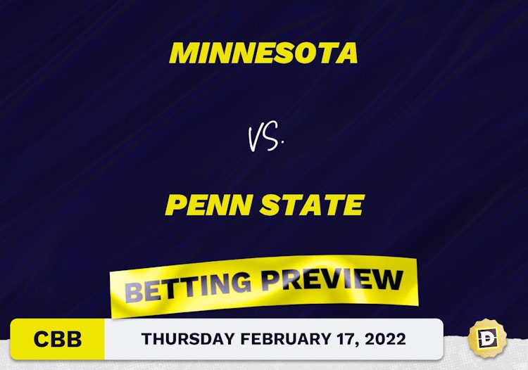 Minnesota vs. Penn State CBB Predictions and Odds - Feb 17, 2022
