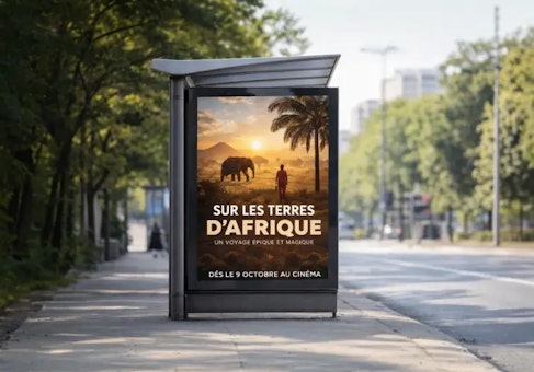 Impression affiche urbaine 118,5x175 cm pour mobilier urbain