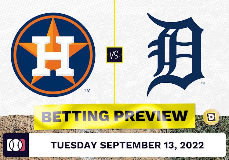 Astros vs. Tigers Prediction and Odds - Sep 13, 2022