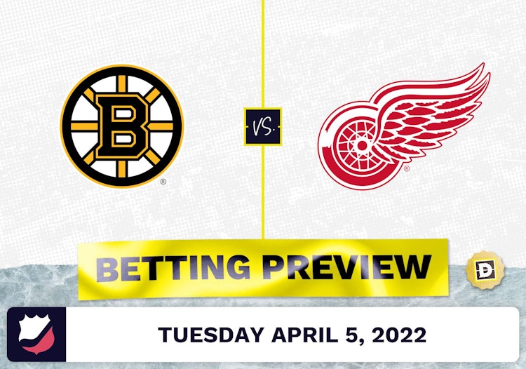 Bruins vs. Red Wings Prediction and Odds - Apr 5, 2022