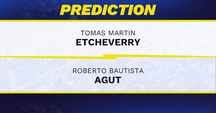 Tomas Etcheverry vs Roberto Bautista Agut Tennis Prediction.