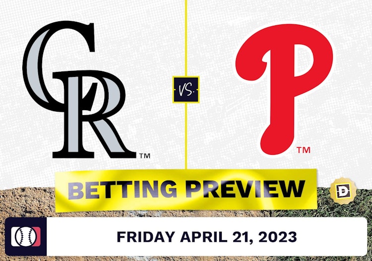 Rockies vs. Phillies Prediction and Odds - Apr 21, 2023