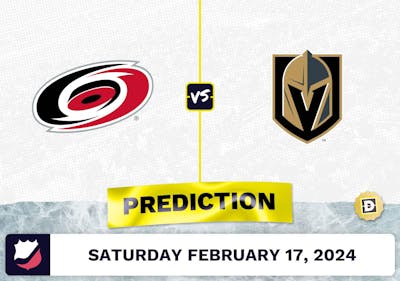Carolina Hurricanes vs. Vegas Golden Knights Prediction, Odds, NHL Picks [2/17/2024]