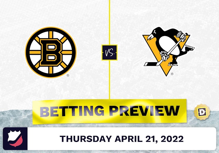 Bruins vs. Penguins Prediction and Odds - Apr 21, 2022