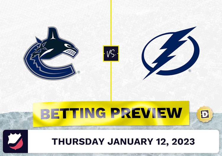 Canucks vs. Lightning Prediction and Odds - Jan 12, 2023