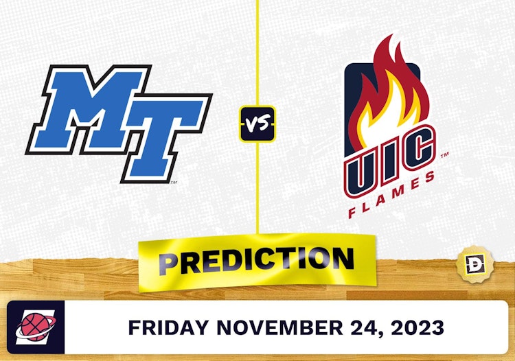 Middle Tennessee vs. Illinois-Chicago Basketball Prediction - November 24, 2023