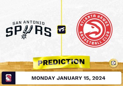 San Antonio Spurs vs. Atlanta Hawks Prediction, Odds, NBA Picks [1/15/2024]