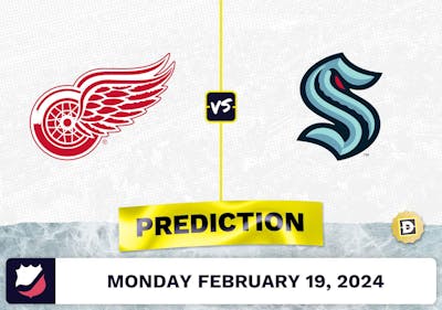 Detroit Red Wings vs. Seattle Kraken Prediction, Odds, NHL Picks [2/19/2024]