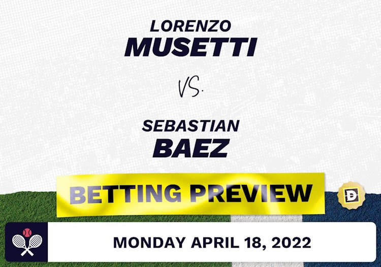 Lorenzo Musetti vs. Sebastian Baez Predictions - Apr 18, 2022