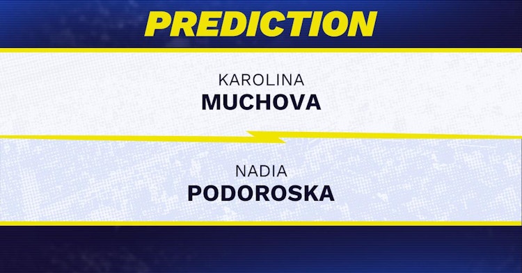 Karolina Muchova vs Nadia Podoroska Tennis Prediction.