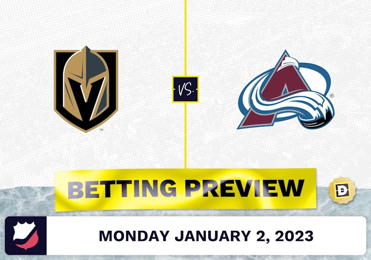 Golden Knights vs. Avalanche Prediction and Odds - Jan 2, 2023