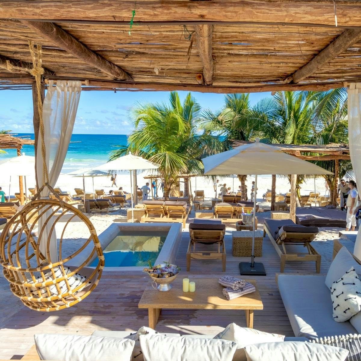 A Beach Day in Blue @ Tantra Tulum