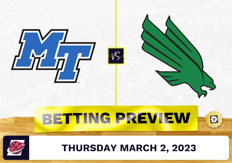 Middle Tennessee vs. North Texas CBB Prediction and Odds - Mar 2, 2023
