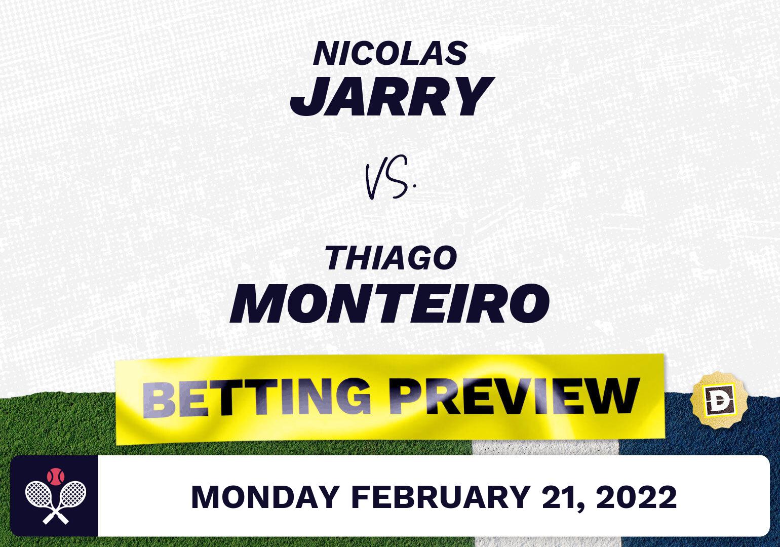 Nicolas Jarry vs. Thiago Monteiro Predictions - Feb 21, 2022
