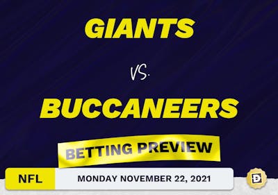 Giants vs. Buccaneers Predictions and Odds - Nov 22, 2021