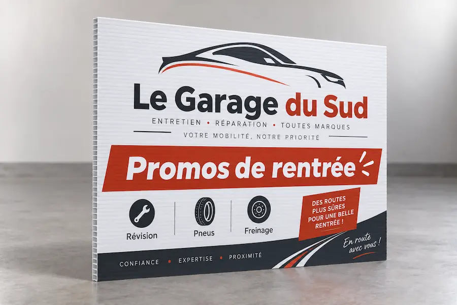 Impression panneau akylux® 3mm sur-mesure