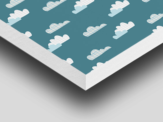 Support Forex 10 mm pour signalétique grand format